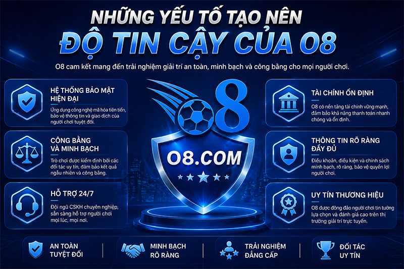 Các điểm nổi bật trong hệ thống O8